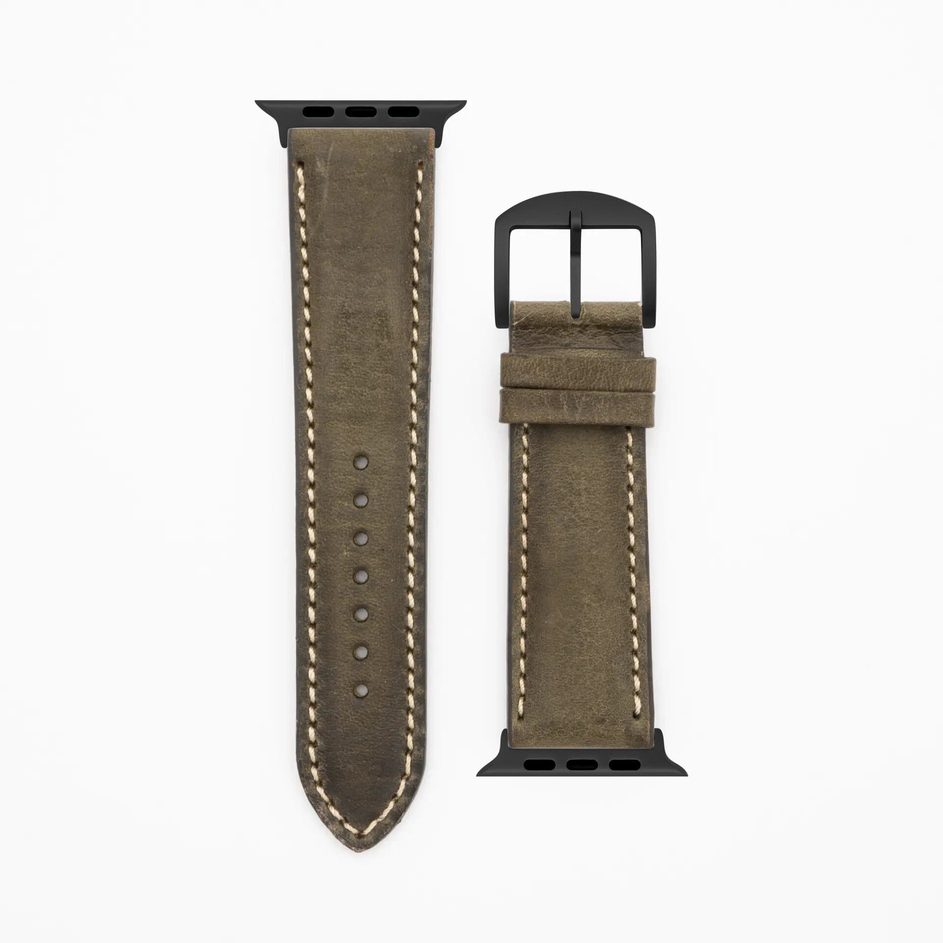 Soft Chrono - Vintage - Green-Apple Watch Ultra-49mm-Edelband-Leather Strap-Apple Watch
