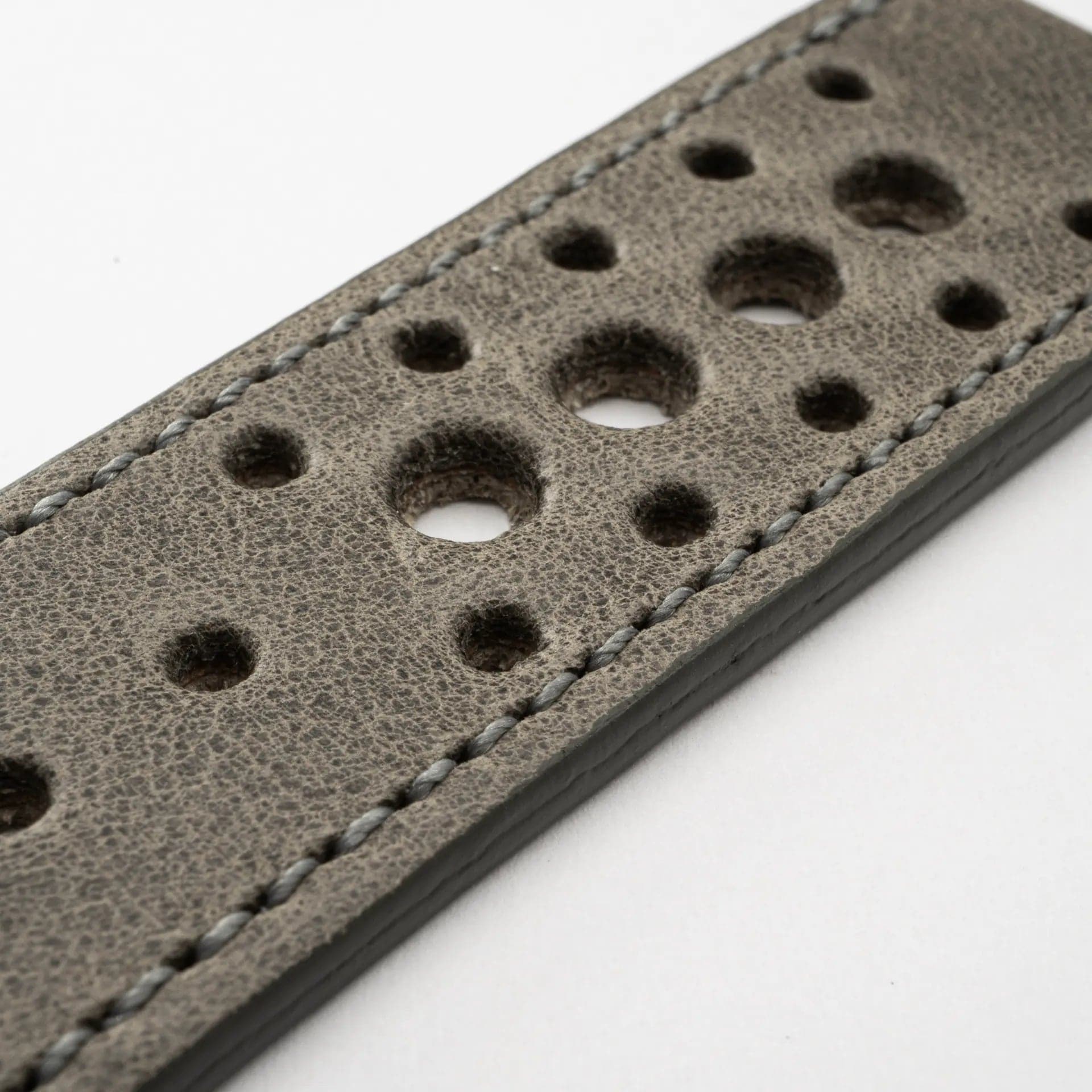 Monaco - Vintage - Grey leather strap-Apple Watch