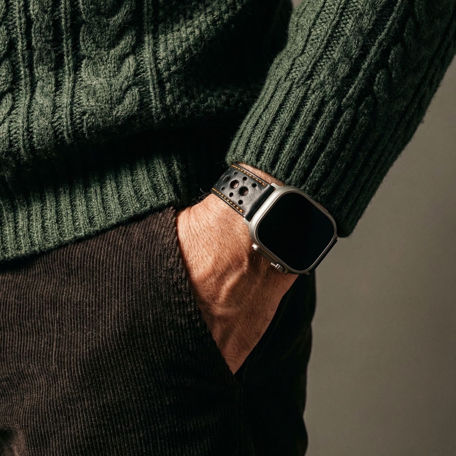 Monaco - Vintage - Black/Orange