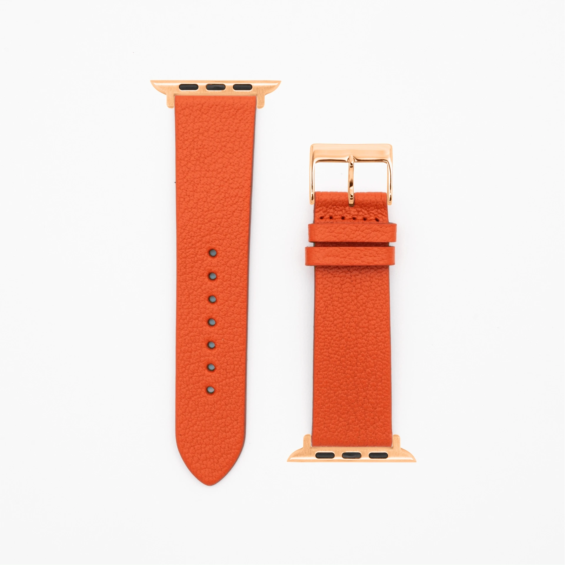 Goat · Classic · XS · Orange-Apple Watch-40/41/42mm-Edelband-Lederarmband-Apple Watch