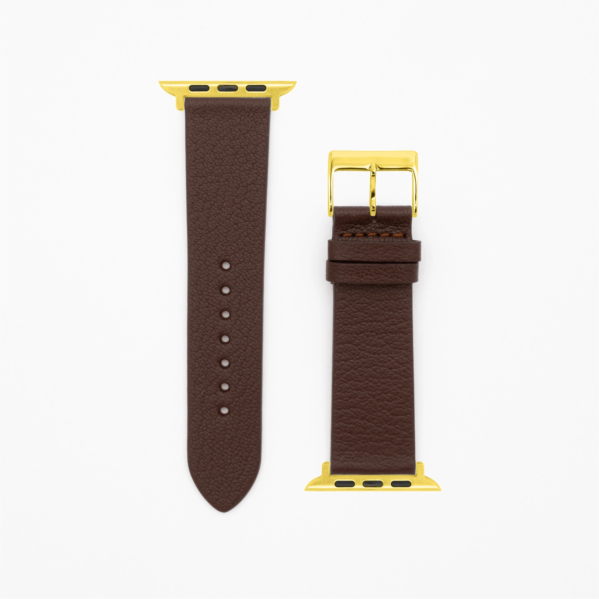 Goat · Classic · XS · Dunkelbraun-Apple Watch-40/41/42mm-Edelband-Lederarmband-Apple Watch