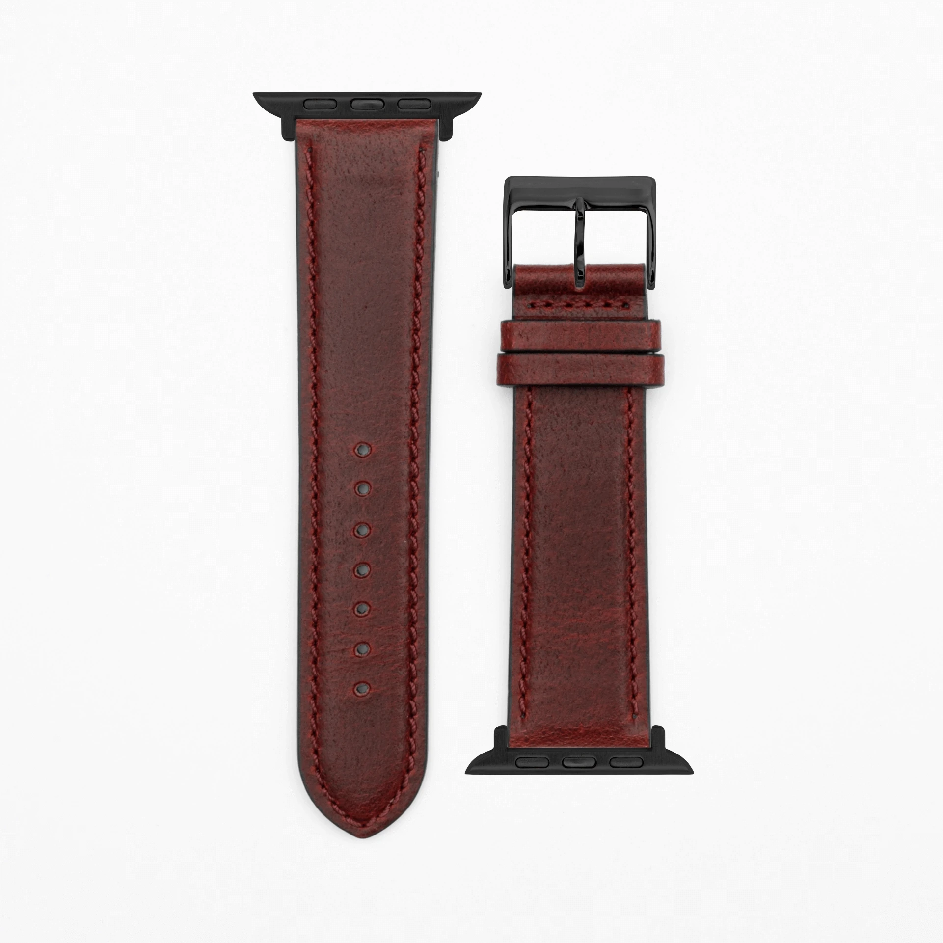 Cavaro - Classic - Dark red-Apple Watch-40/41/42mm-Edelband-Leather Strap-Apple Watch