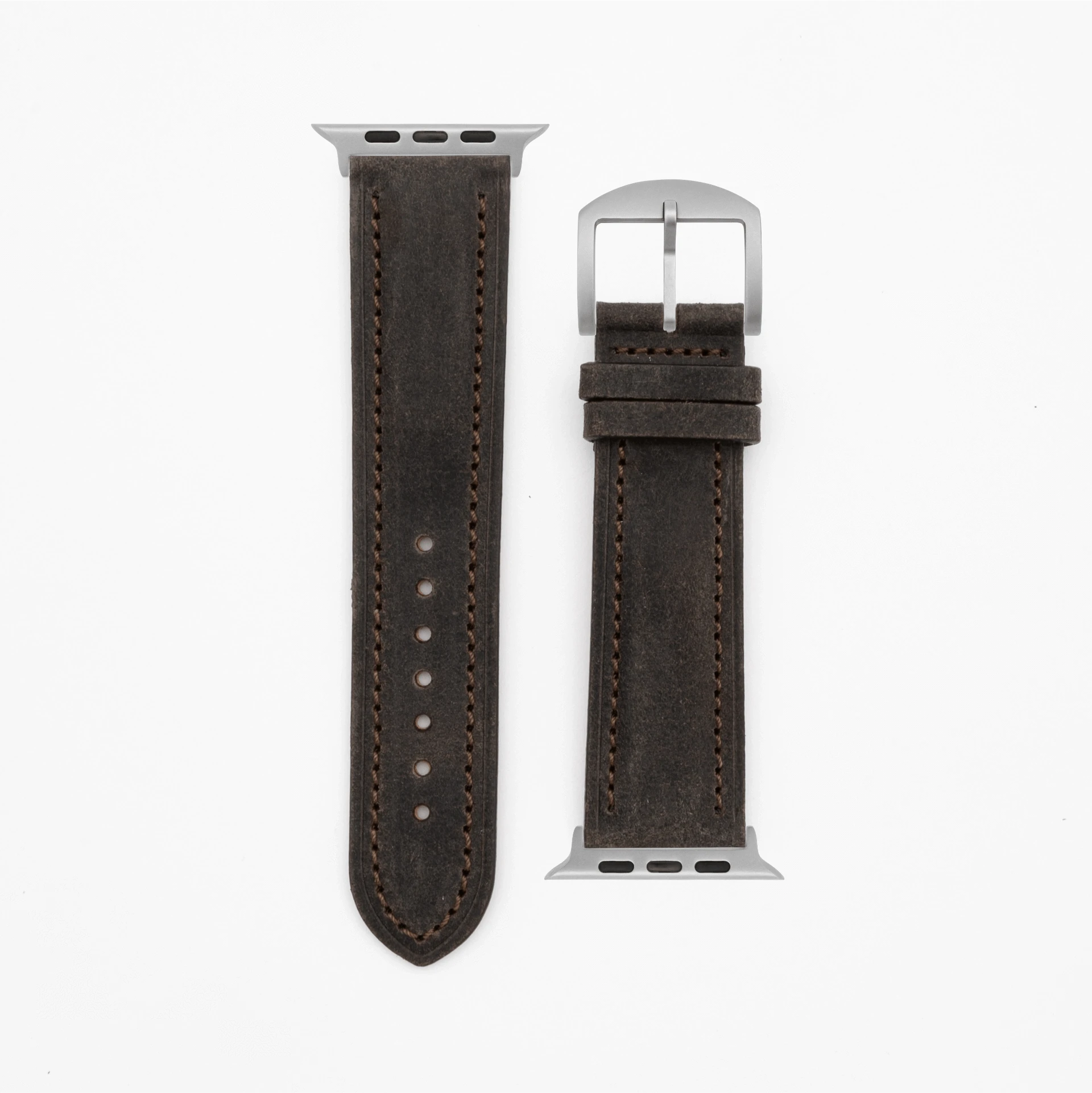 Harbour - Vintage - Dark brown leather strap-Apple Watch