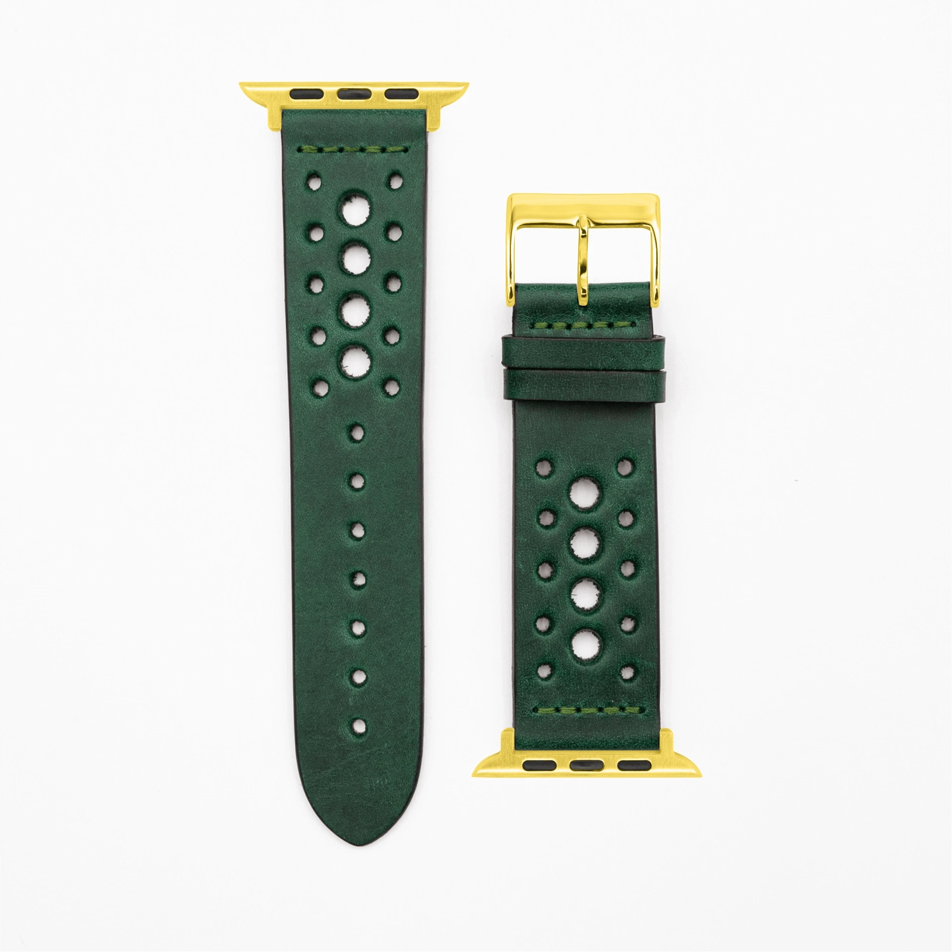 Formula · Vintage · Grün-Apple Watch-40/41/42mm-Edelband-Lederarmband-Apple Watch
