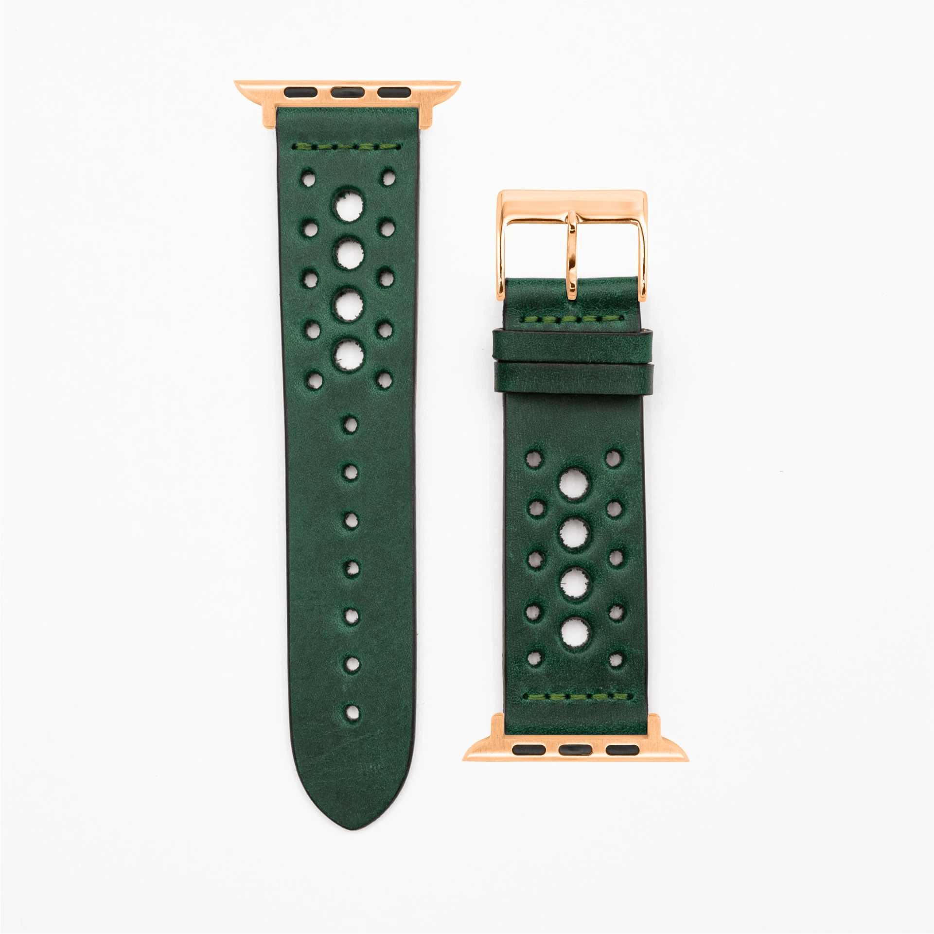 Formula · Vintage · Grün-Apple Watch-40/41/42mm-Edelband-Lederarmband-Apple Watch
