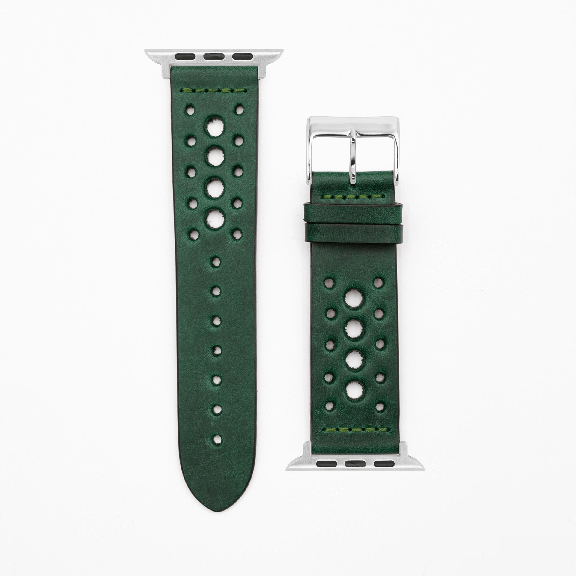 Formula · Vintage · Grün-Apple Watch-40/41/42mm-Edelband-Lederarmband-Apple Watch