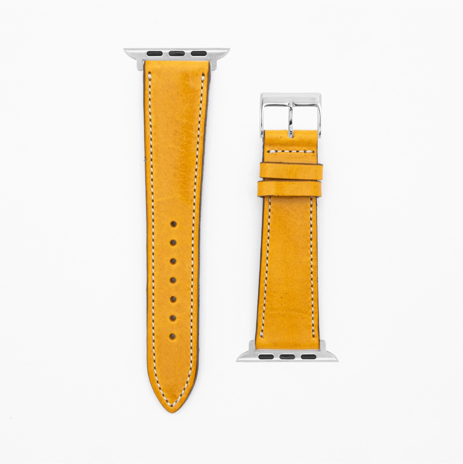 Vibrant · Vintage · Gelb-Apple Watch-40/41/42mm-Edelband-Lederarmband-Apple Watch