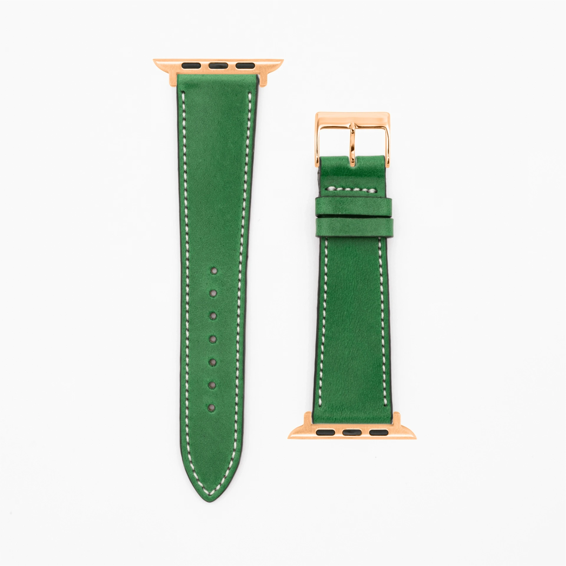 Vibrant · Vintage · Grün-Apple Watch-40/41/42mm-Edelband-Lederarmband-Apple Watch