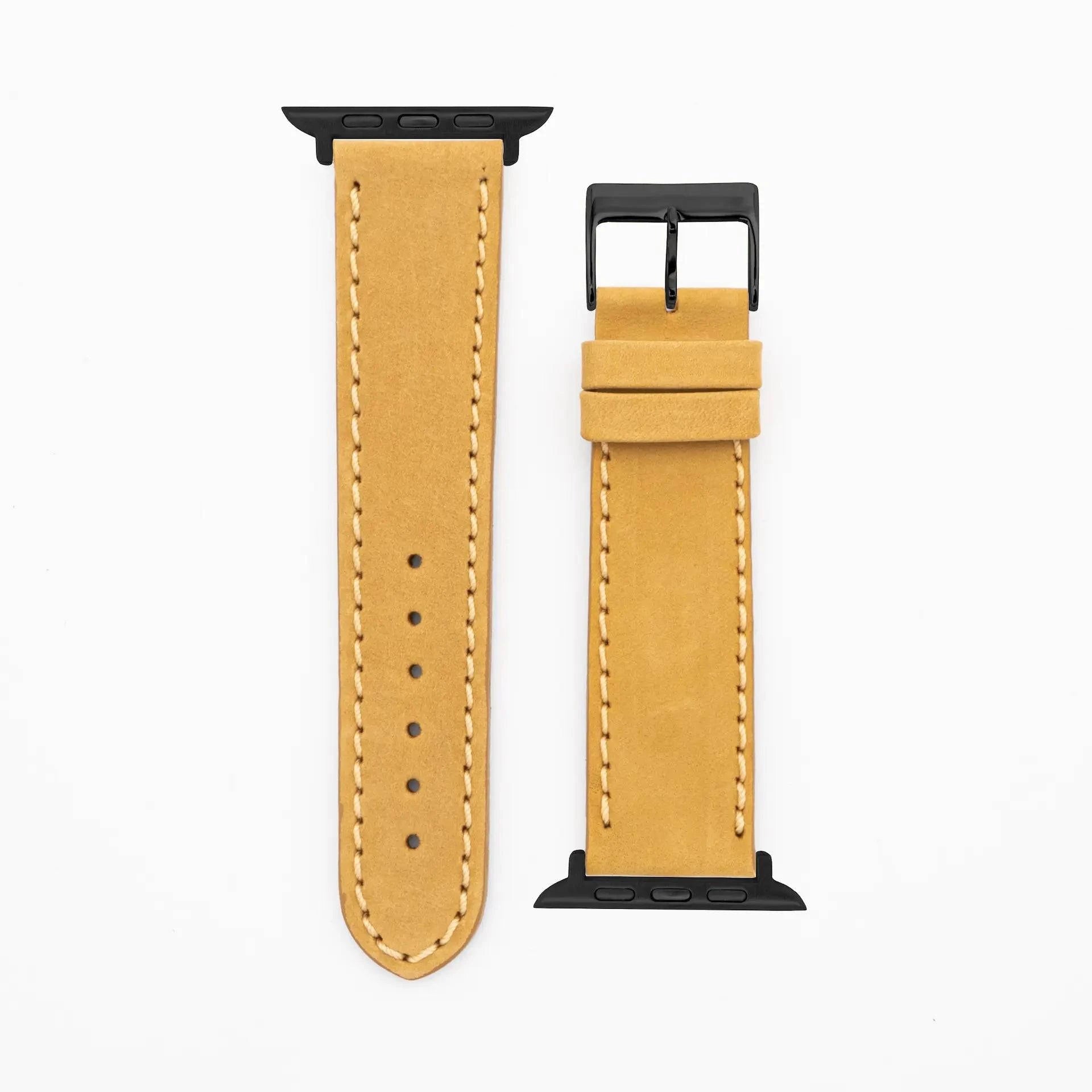 Suede · Classic · Senf-Apple Watch-40/41/42mm-Edelband-Lederarmband-Apple Watch