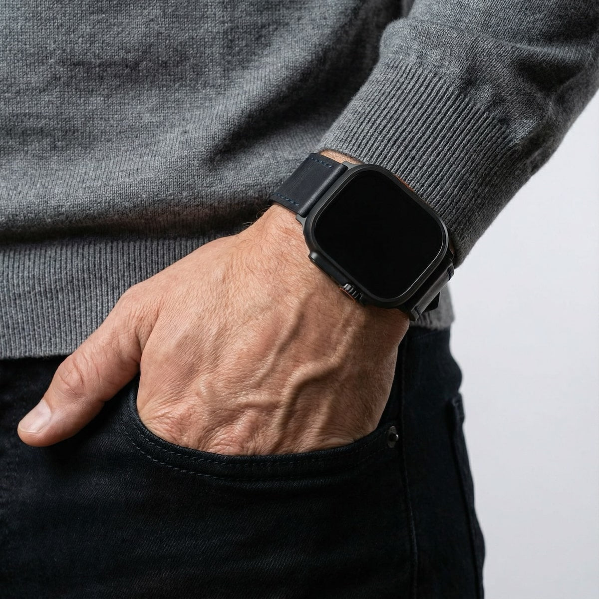 Horween ® · Vintage· Dunkelblau