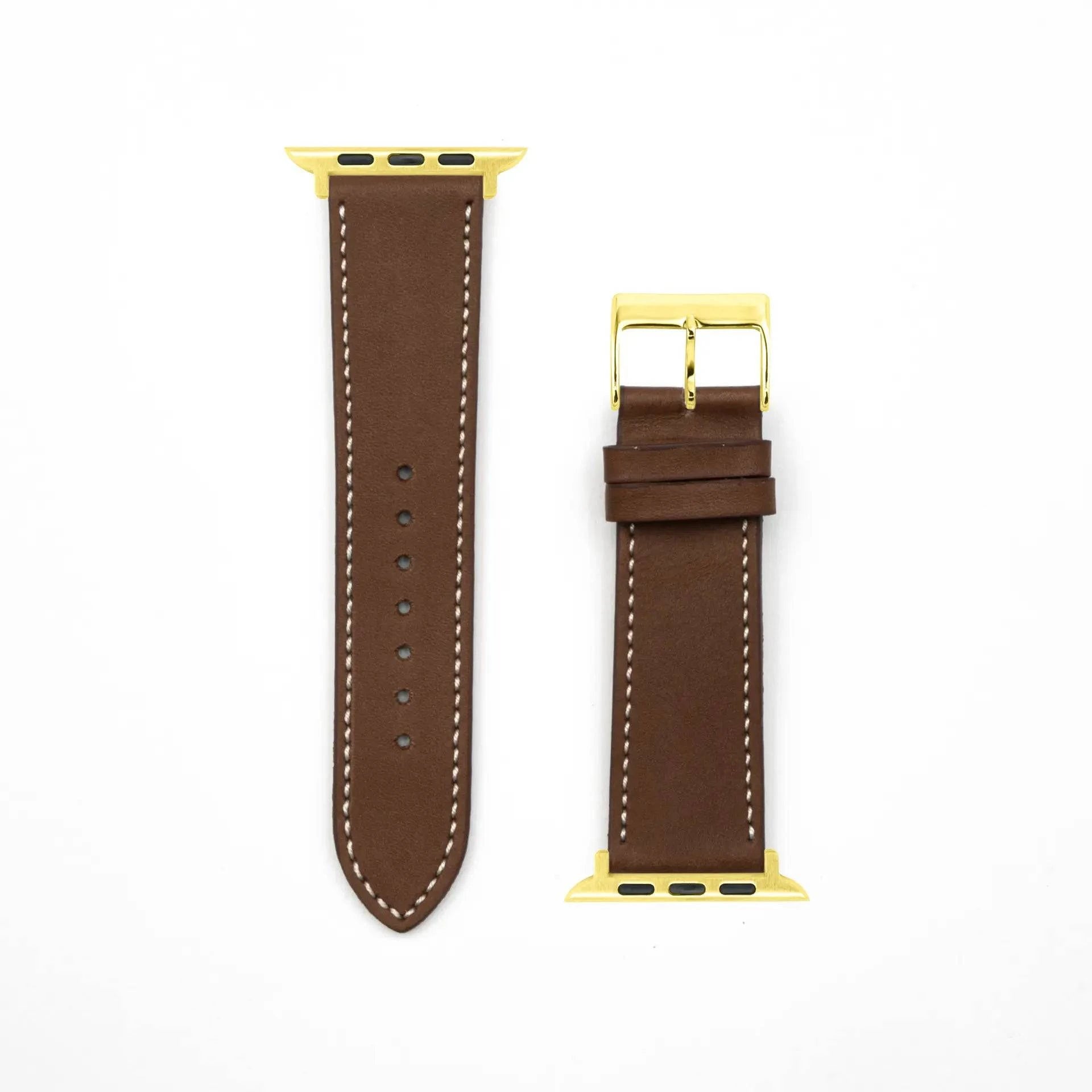 Venezia · Classic · XS · Braun-Apple Watch-40/41/42mm-Edelband-Lederarmband-Apple Watch