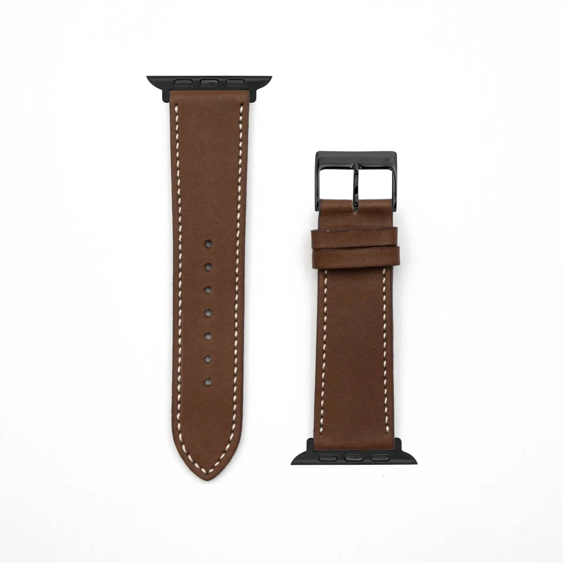 Venezia · Classic · XS · Braun-Apple Watch-40/41/42mm-Edelband-Lederarmband-Apple Watch