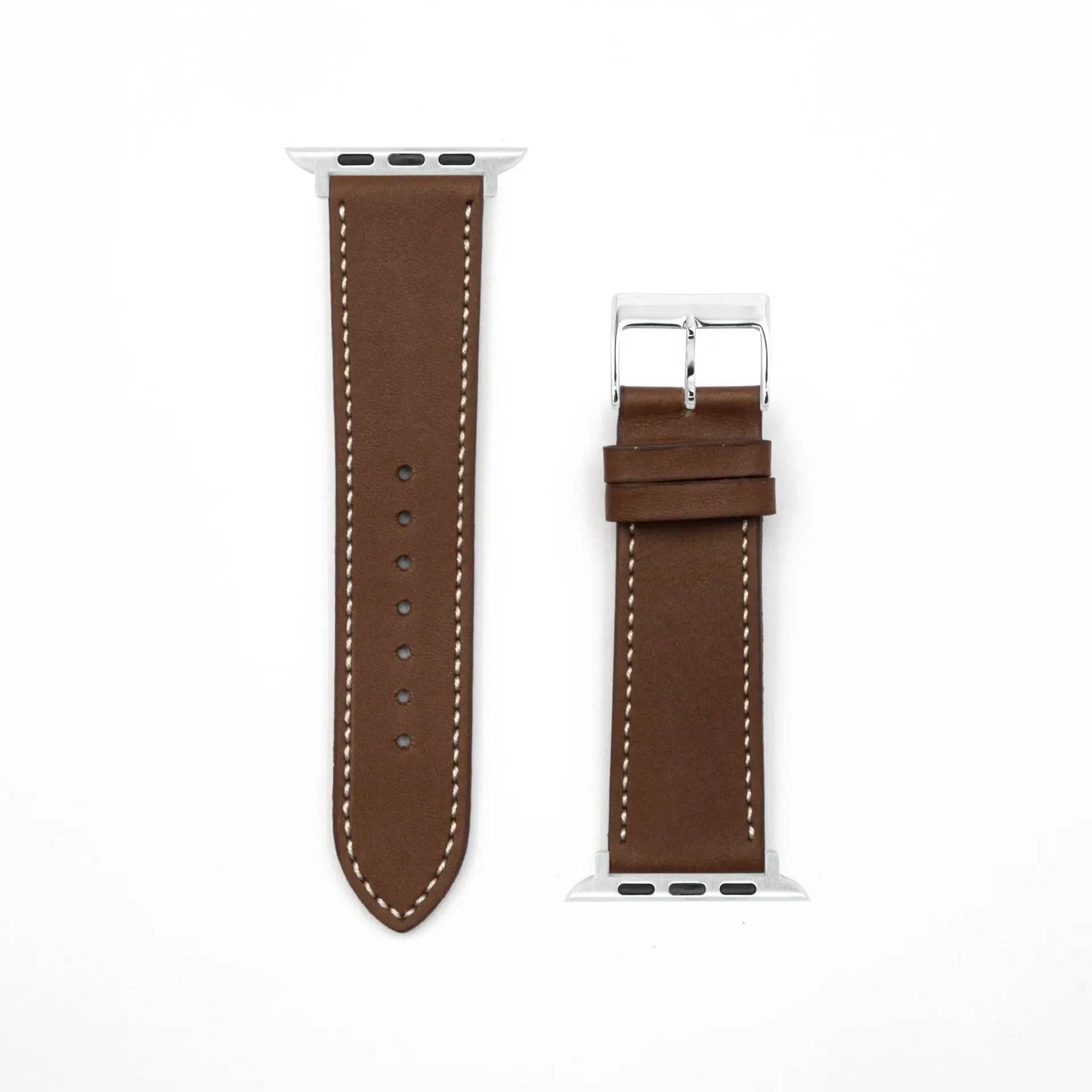 Venezia · Classic · XS · Braun-Apple Watch-40/41/42mm-Edelband-Lederarmband-Apple Watch