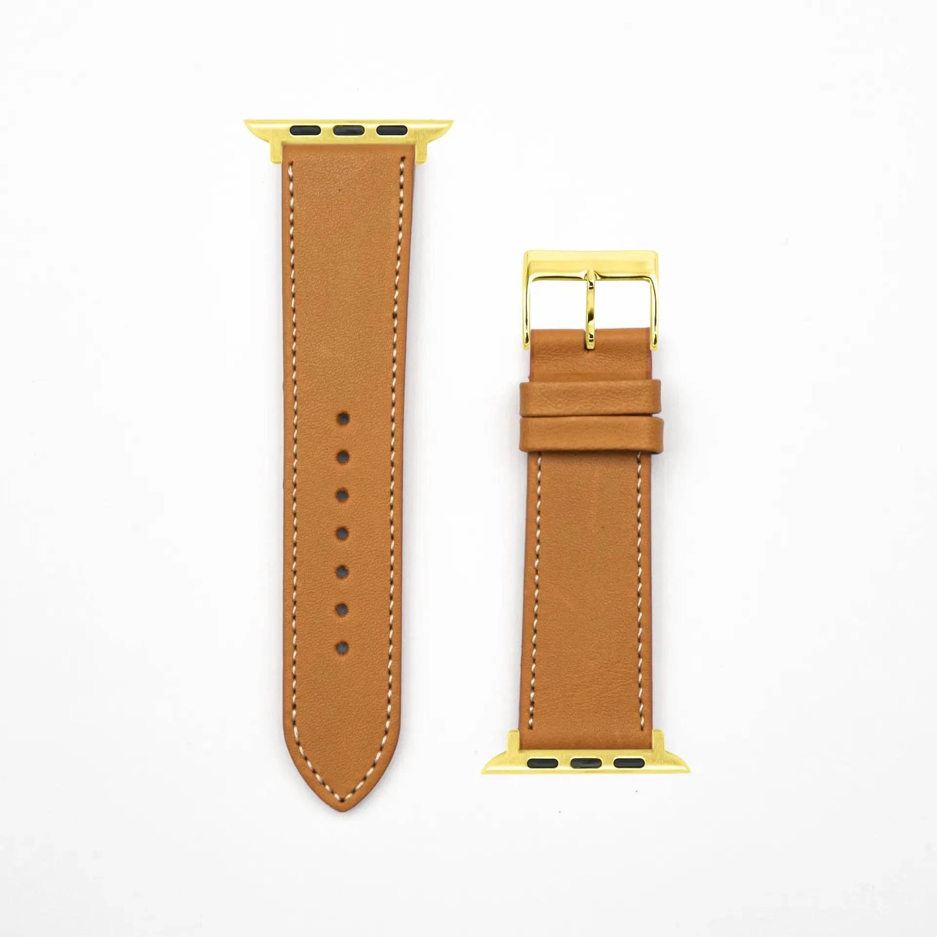 Venezia · Classic · XS · Cognac-Apple Watch-40/41/42mm-Edelband-Lederarmband-Apple Watch