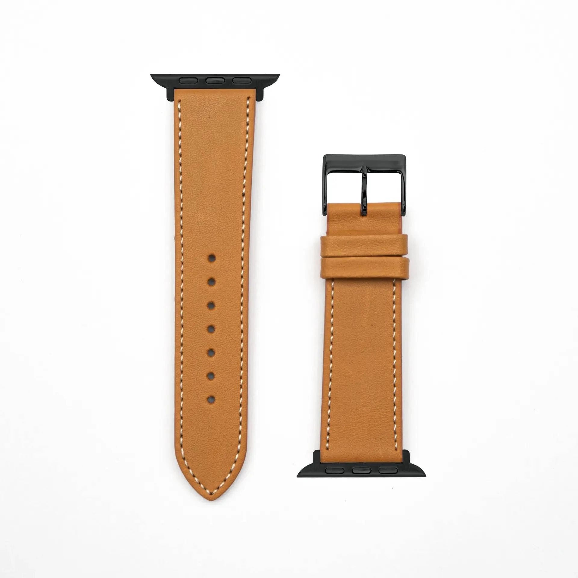 Venezia · Classic · XS · Cognac-Apple Watch-40/41/42mm-Edelband-Lederarmband-Apple Watch