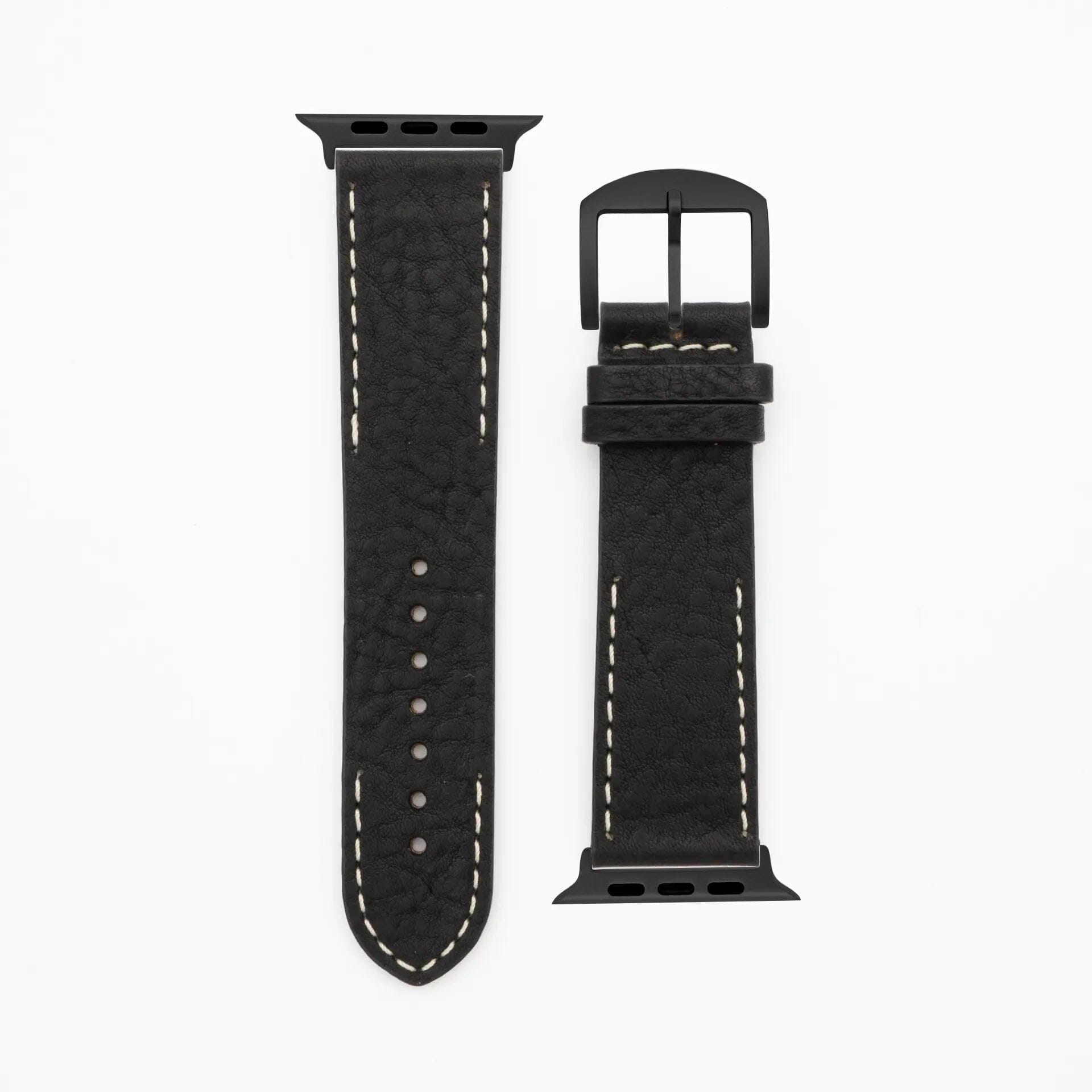 Modern Seam · Classic · Schwarz-Apple Watch Ultra-49mm-Edelband-Lederarmband-Apple Watch