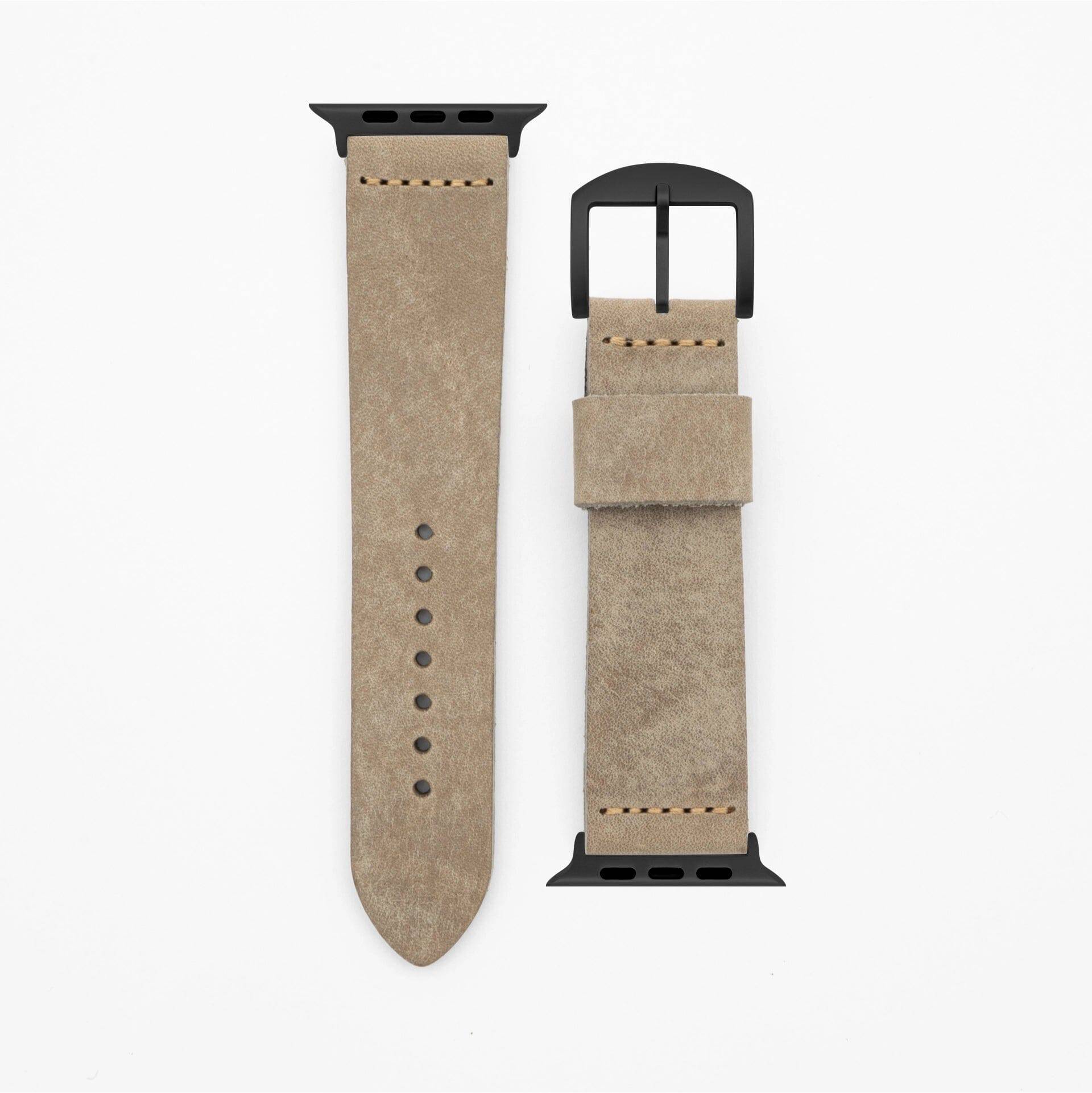 Pure - Vintage - Taupe-Apple Watch Ultra-49mm-Edelband-Leather Strap-Apple Watch