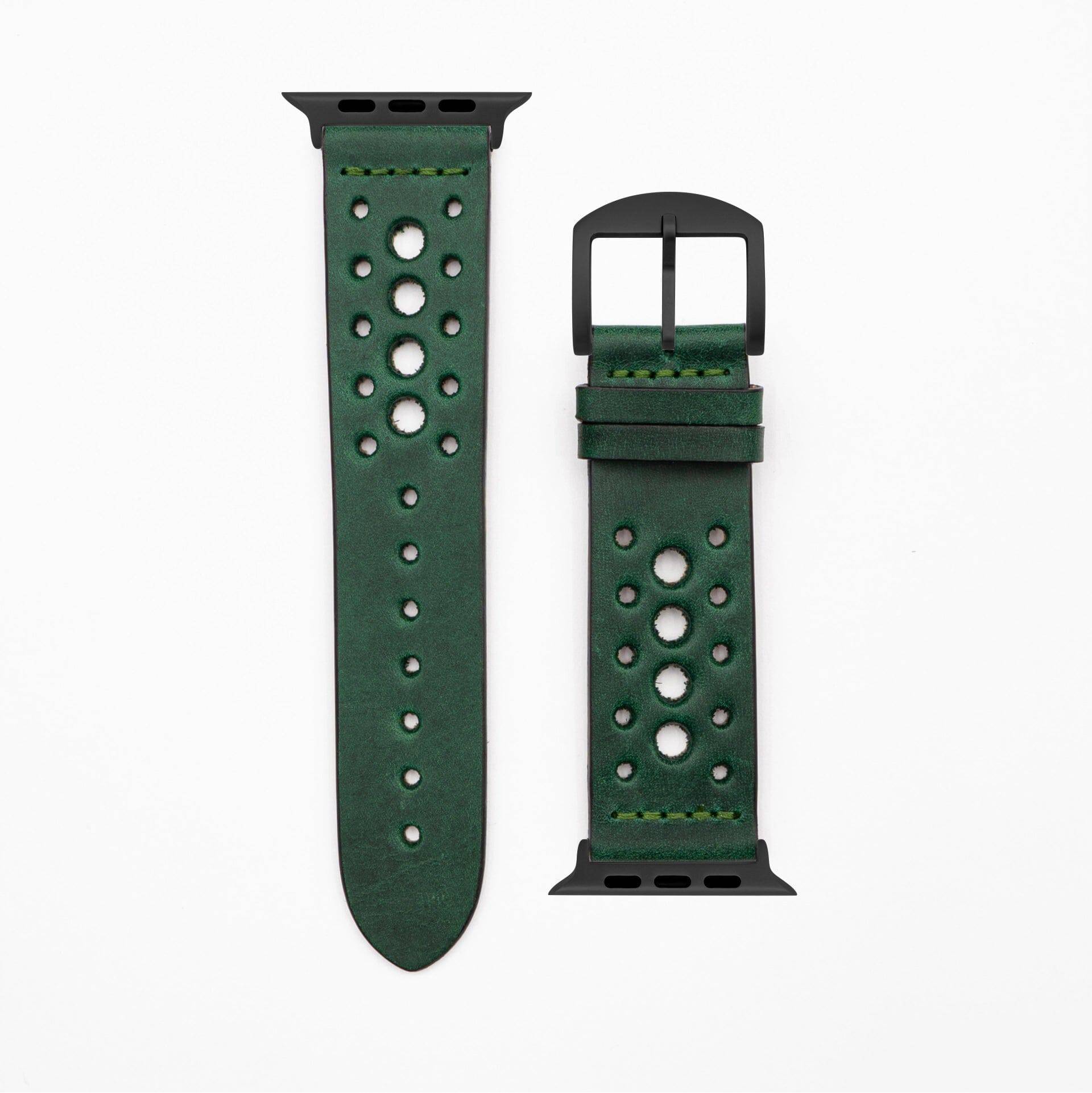 Formula · Vintage · Grün-Apple Watch Ultra-49mm-Edelband-Lederarmband-Apple Watch