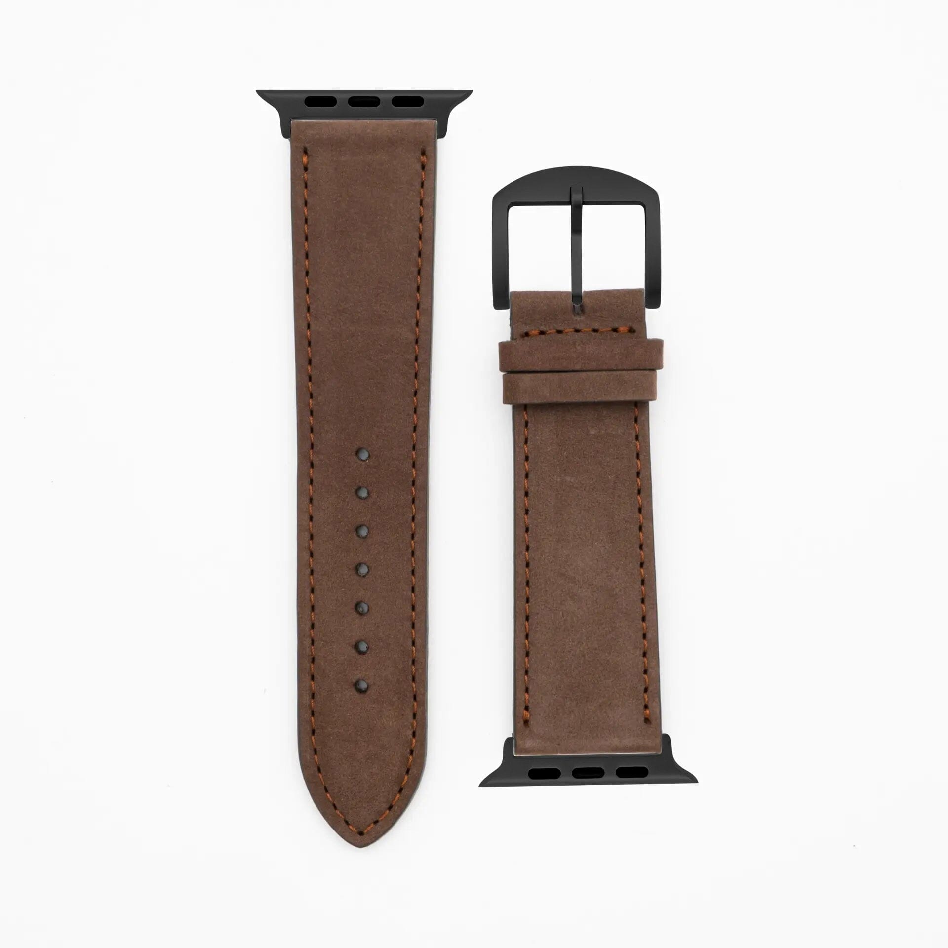 Suede - Classic - Dark brown-Apple Watch Ultra-49mm-Edelband-Leather Strap-Apple Watch